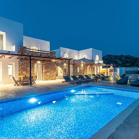 Margarita 3 Bedroom With Private Pool And Sea View Naxos City